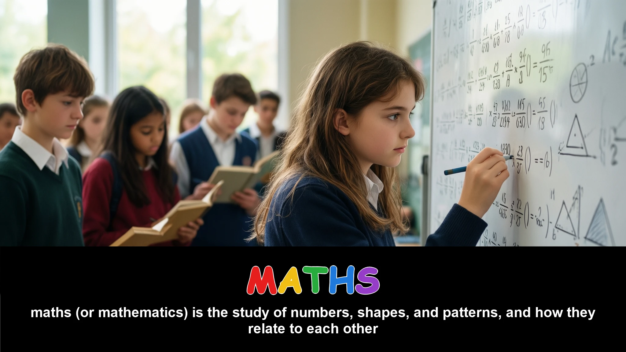English Illustration for maths